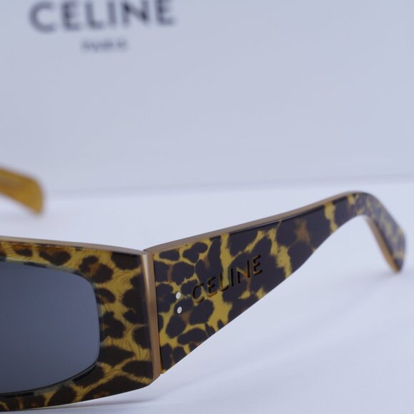 Final Price! Celine CL40291I 99A Leopard/Smoke Sunglasses - Picture 2 of 8